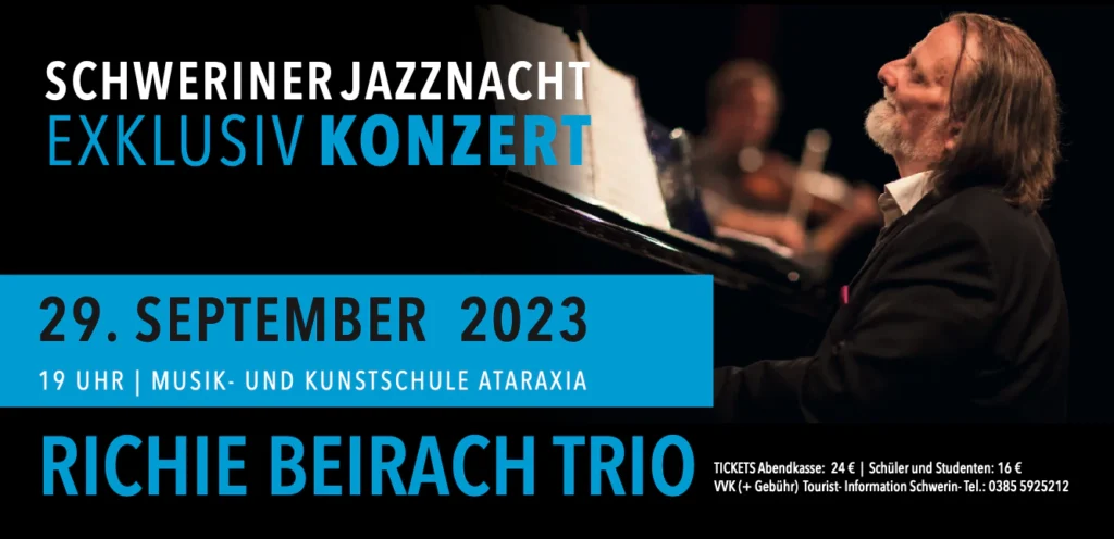 29.09.2023 Exklusivkonzert – RICHIE BEIRACH TRIO